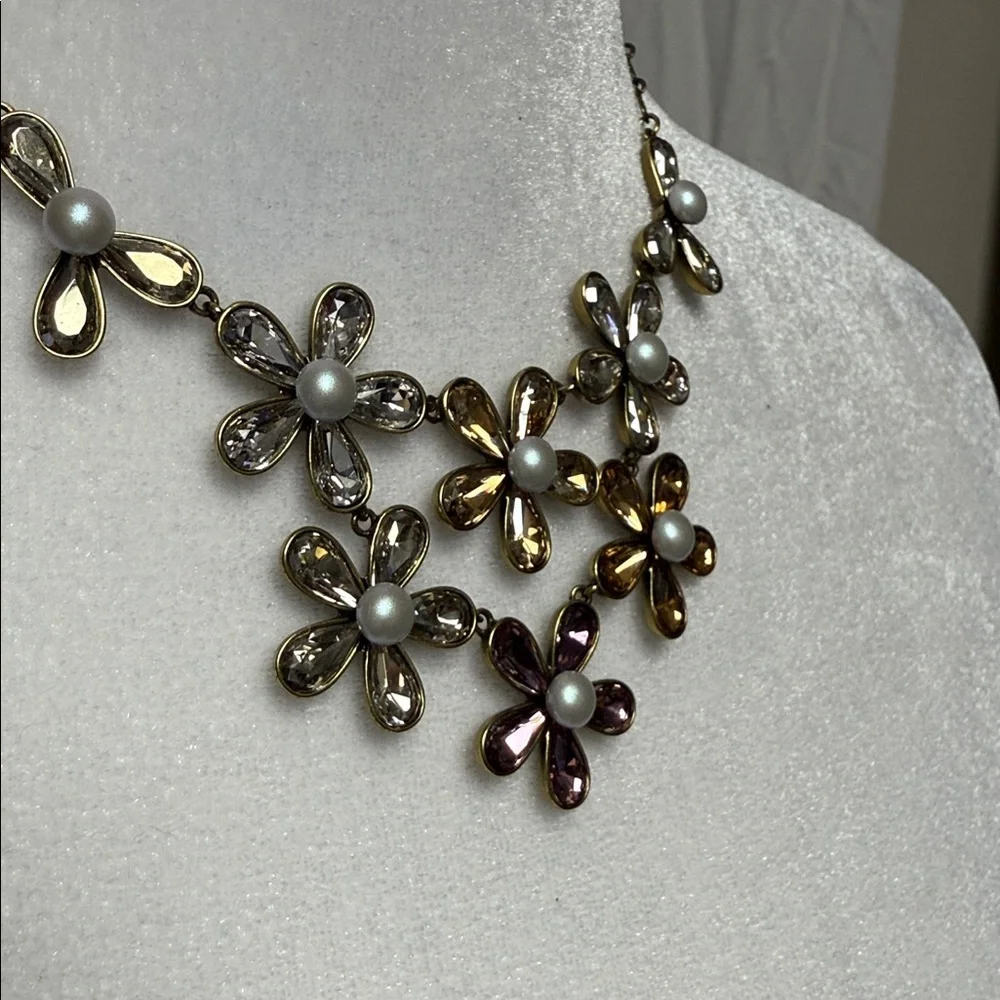 Touchstone Crystal Floral Swarovski Garden Envy Necklace - Picture 5 of 5